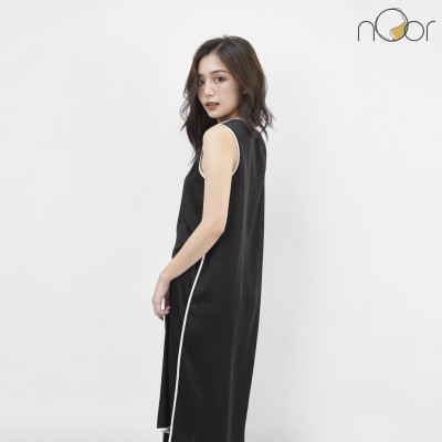 Váy Ngủ Nữ Cộc Tay  Lụa Cao Cấp Mềm Mịn, Thoáng Mát Geranium thương hiệu nOor - NV529