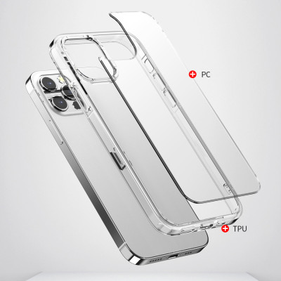 Ốp lưng trong cứng viền dẻo cho iPhone 16 / 16 Plus / 16 Pro / 16 Pro Max chống sốc chống ố , bảo vệ camera - Hàng chính hãng