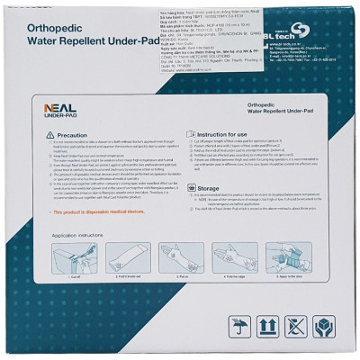 Cuộn lót chống thấm nước Neal Under - Pad NUP-4100 (10cm x 10m)