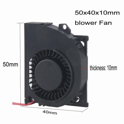 1 Pieces Gdstime DC Brushless Cooling Fan 5V 50x10mm Blower Cooler Exhaust Cooling Fan 5cm 5010s