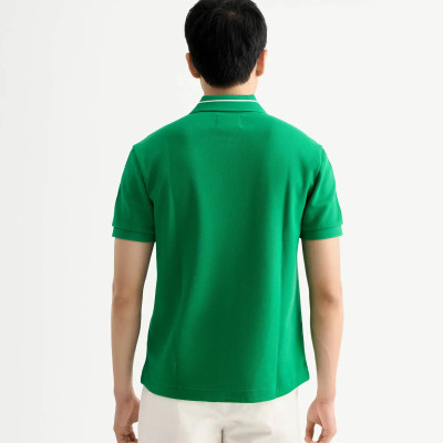 Áo polo tay ngắn nam phối cổ hình thêu Form Fitted - RT 10S25POL019 | ROUTINE CÀ MAU