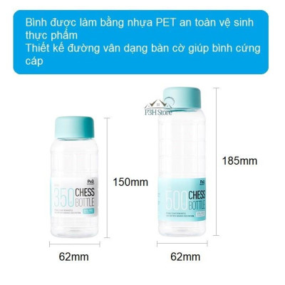 Bình đựng nước Lock&Lock Chess Bottle chất liệu PET BPA Free HAP815 HAP816 P3hstore