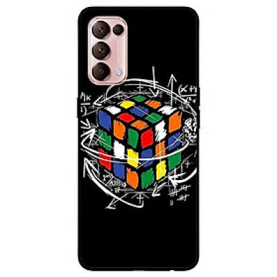 Ốp lưng dành cho Oppo Reno 5 mẫu Rubik Toán Học