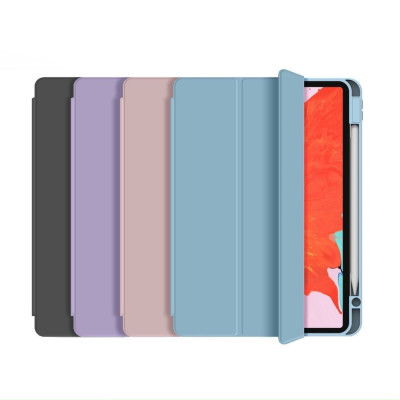 Bao da cho iPad Pro 11 inch M4 2024 hiệu Wiwu Skin Feeling Protective chất liệu TPU silicon chống trầy xước, chống va đập - Hàng chính hãng