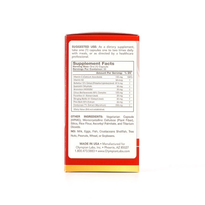 Viên Uống Bổ Phổi, Thải Độc Phổi, Hỗ Trợ Viêm Xoang L3 - Support Olympian Labs Mỹ 30 Viên