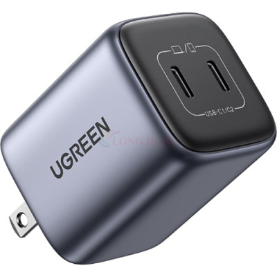 Cốc sạc Ugreen Nexode Mini 2Type-C 45W GaN/PD/PPS CD294 90572 - Hàng chính hãng