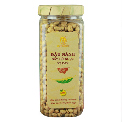 Combo 3 Hũ Đậu Nành Sấy Cỏ Ngọt Vị Cay Hải Long (230g / Hũ)
