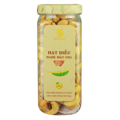 Combo Đậu Nành Sấy Cỏ Ngọt Vị Cay Hải Long (230g) + Hạt Điều Nghệ Mật Ong Hải Long (250g)
