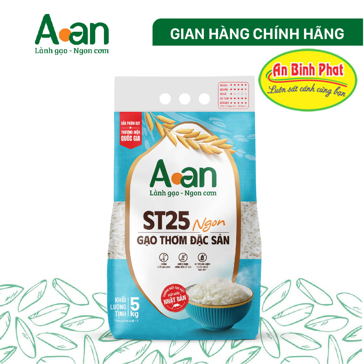 Gạo ST25 (Ông Cua) – Tinh Hoa Hạt Ngọc Việt Nam, Top 1 Gạo Ngon Nhất Thế Giới.