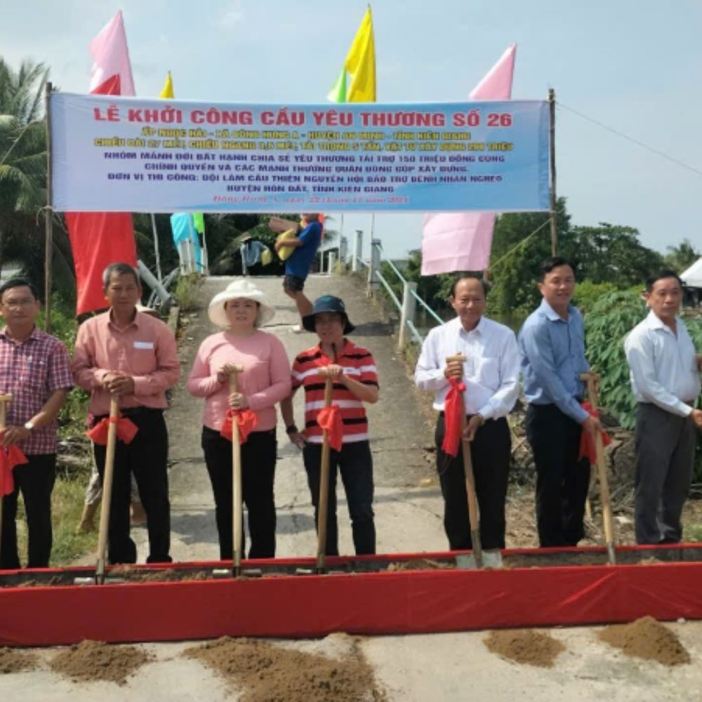 Hội Hữu Nghị Việt Nam - Nhật Bản Tỉnh Kiên Giang Lễ Khởi Công Và Khánh Thành Cầu Giao Thông Nông Thôn Tại Huyện An Minh
