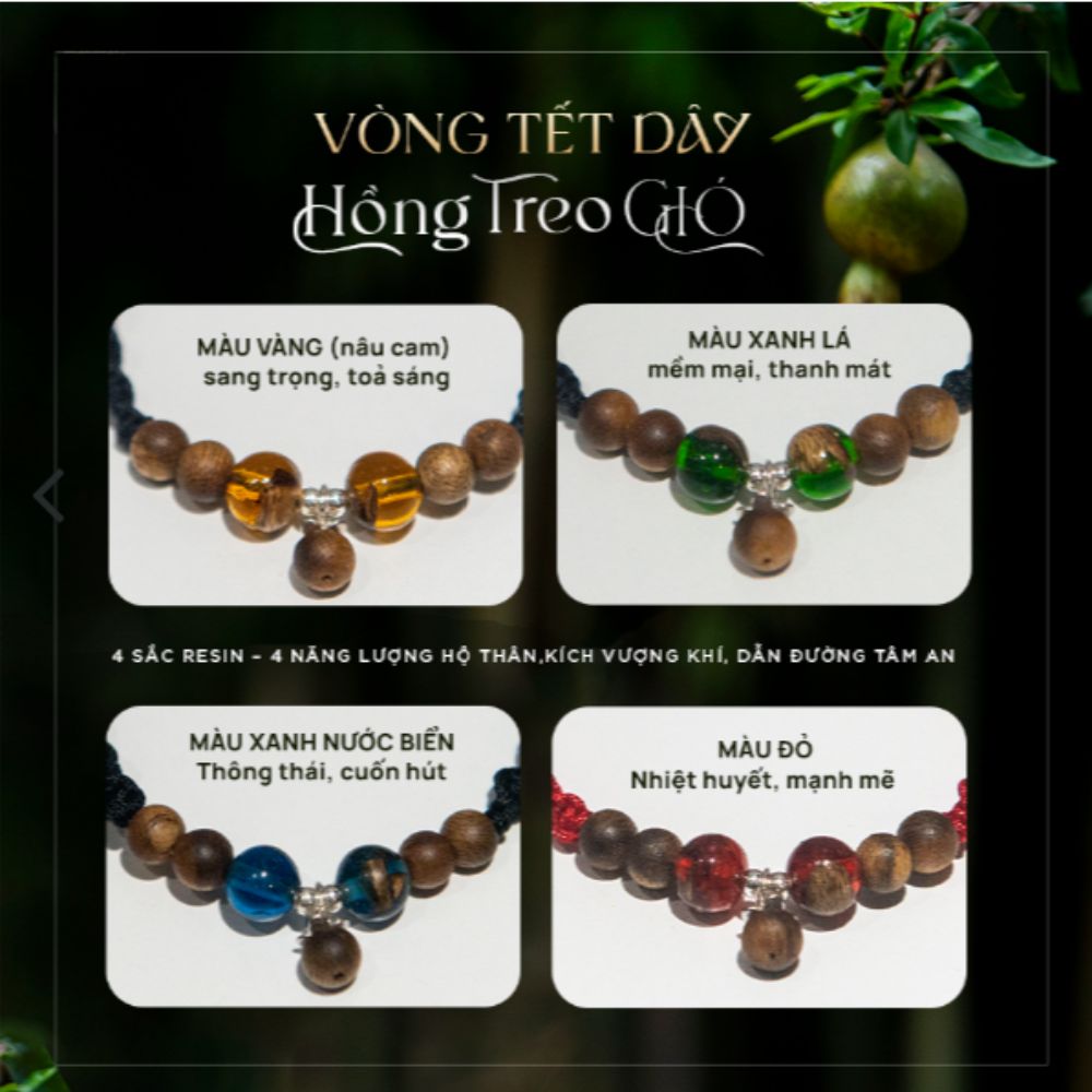 Vòng Tết Dây "Hồng Treo Gió"
