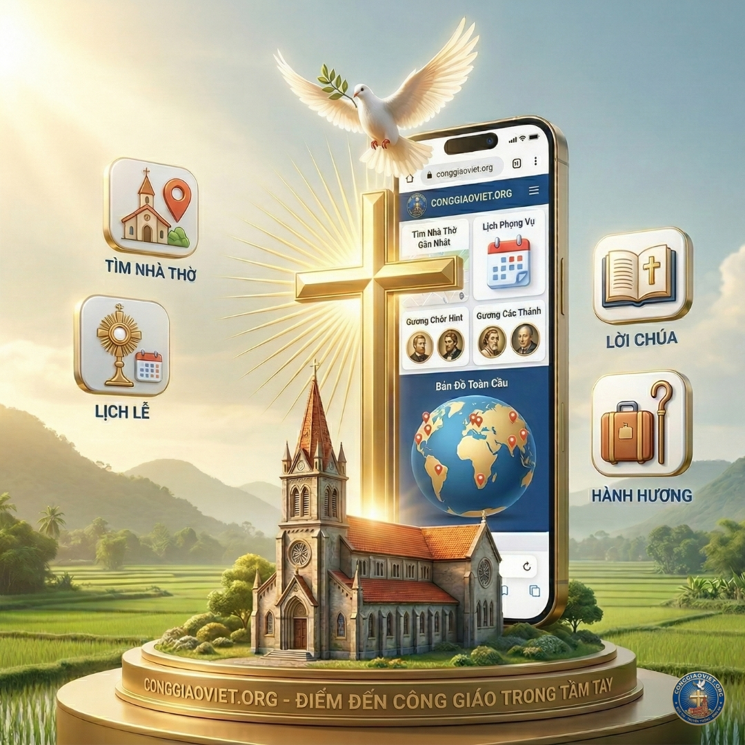 CongGiaoViet.Org - Đức Tin Trong Tầm Tay, Một Chạm Kết Nối