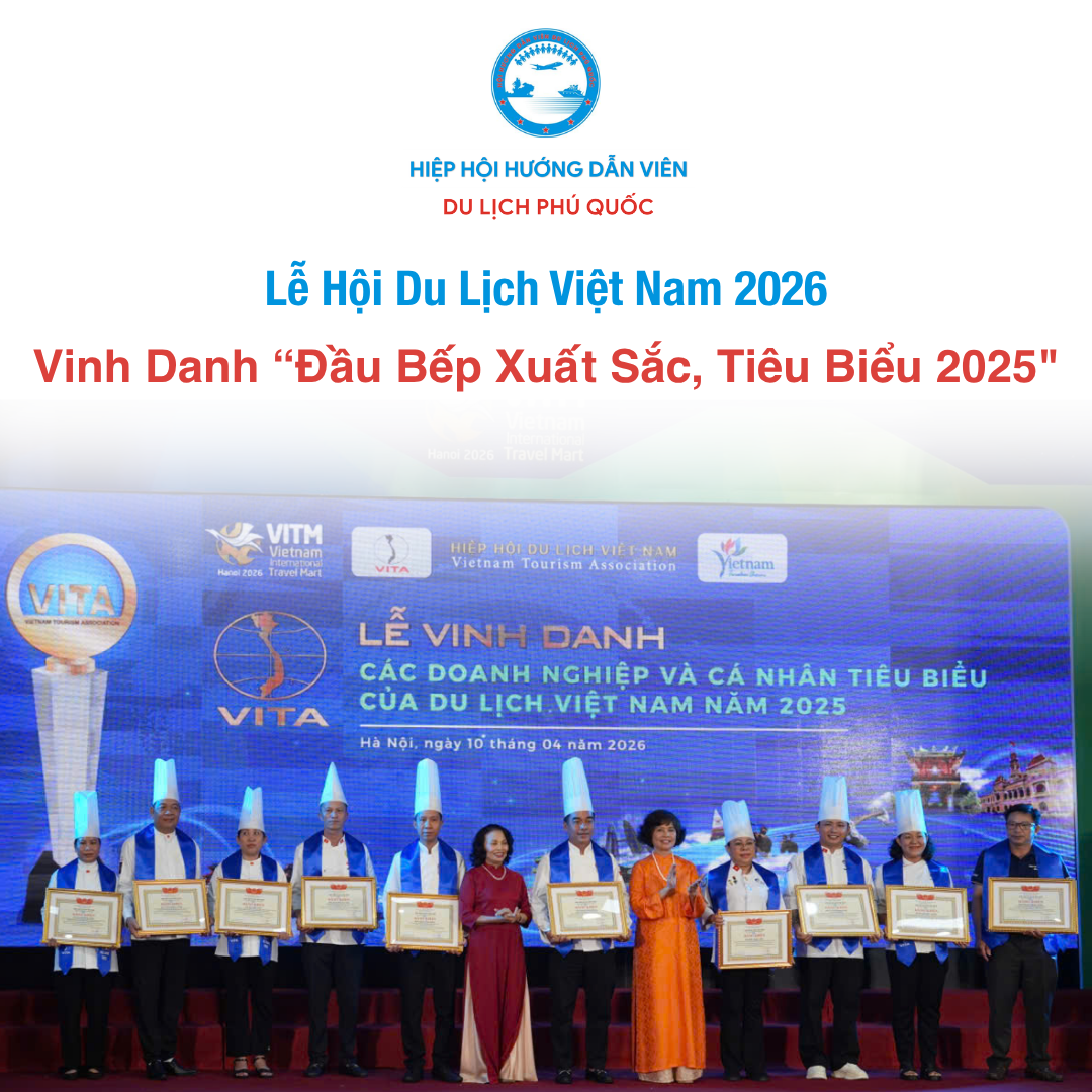 VITA Vinh Danh Các Đầu Bếp Tiêu Biểu 2025 Tại Lễ Hội Du Lịch Việt Nam 2026