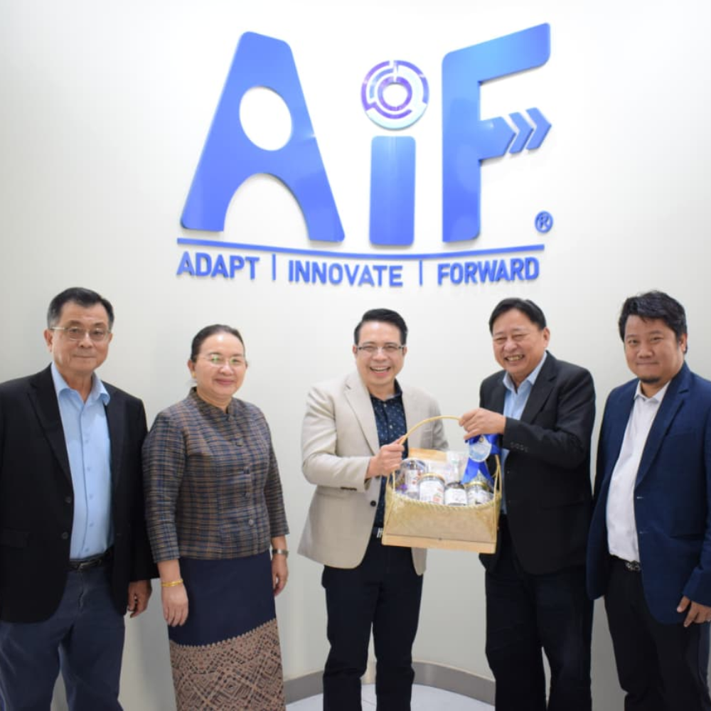 The Lao National Chamber Of Commerce And Industry (Lncci) Visited And Extended New Year Greetings To Aif Group Sole Co., Ltd. As Its Honorary Member
