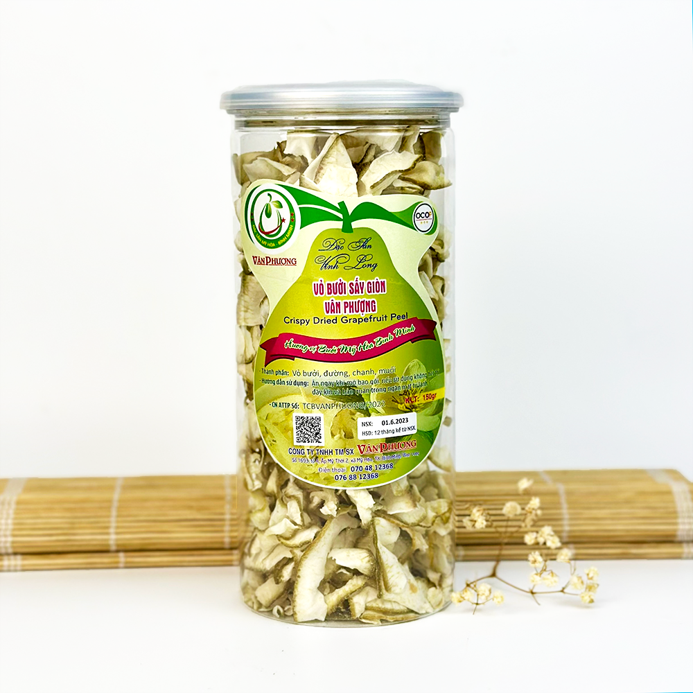 Vỏ Bưởi Sấy Giòn 150g – Món Ăn Vặt Lạ Miệng, Thơm Ngon Và Tốt Cho Sức Khỏe