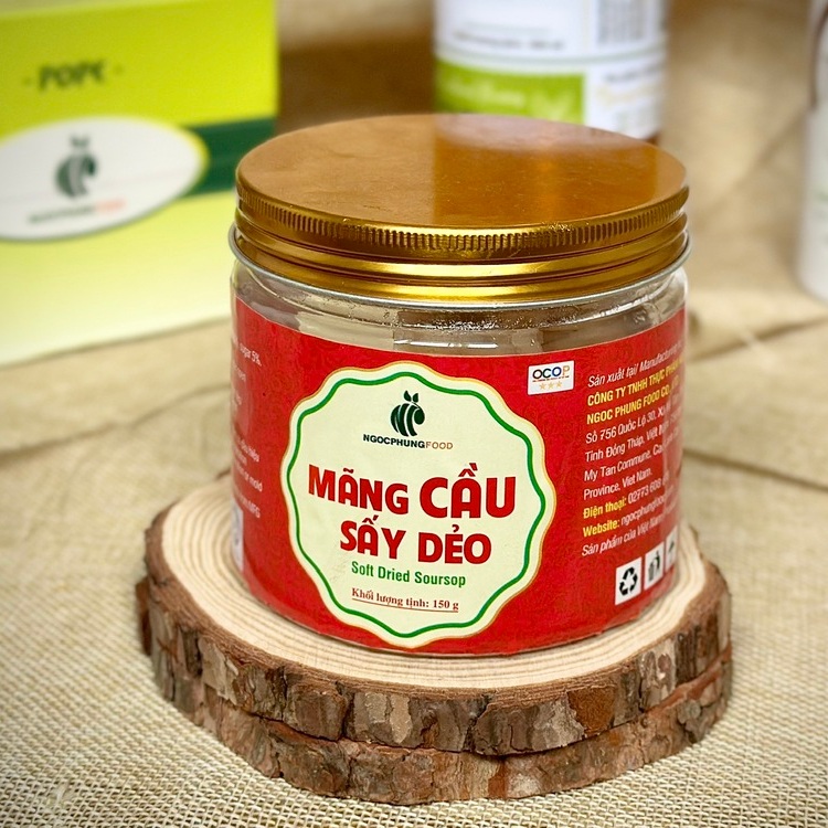 Mãng Cầu Sấy Dẻo Ngọc Phụng Món Ăn Vặt Được Nhiều Người Yêu Thích