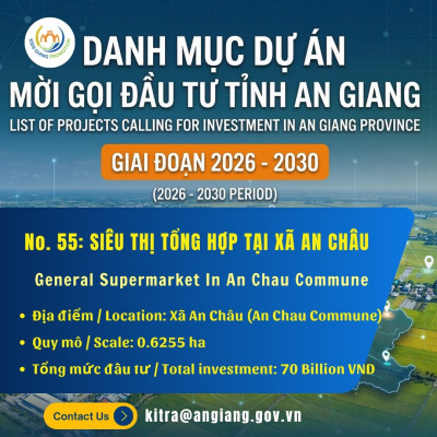 No. 55: Siêu Thị Tổng Hợp - Xã An Châu | Đầu Tư An Giang 2026-2030