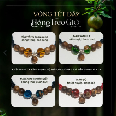 Vòng Tết Dây "Hồng Treo Gió"
