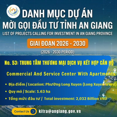 No. 44: Trung Tâm Thương Mại Dịch Vụ Kết Hợp Căn Hộ | Đầu Tư An Giang 2026–2030