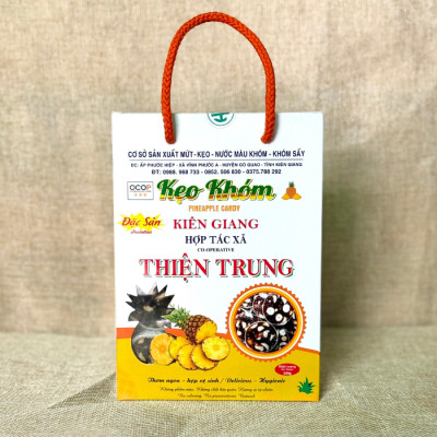Thien Trung Pineapple Candy – 250g Box