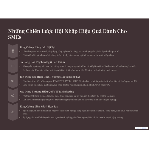 2. Những chiến lược hội nhập hiệu quả dành cho SMEs