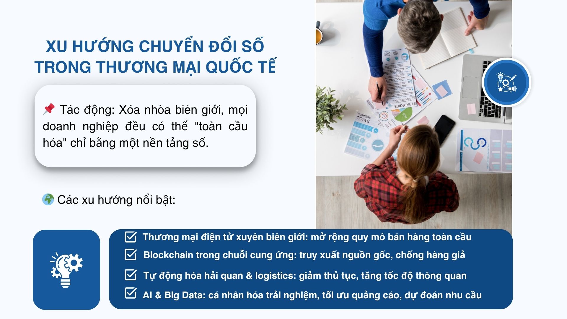 2. Những xu hướng chuyển đổi số nổi bật đang định hình thương mại quốc tế