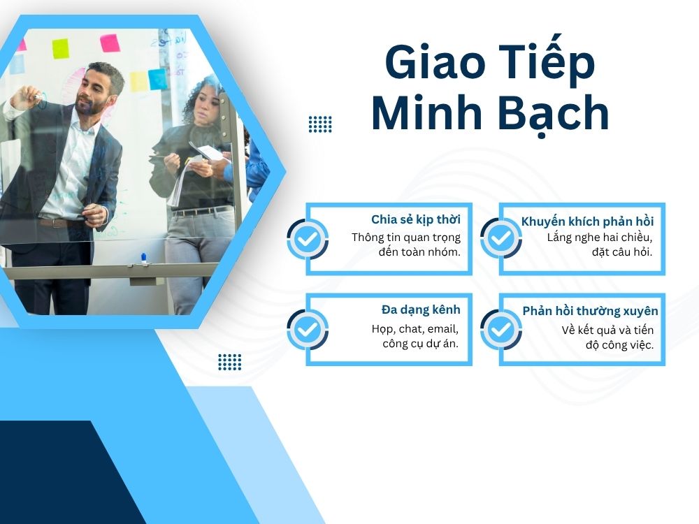 2. Giao tiếp và trao đổi thông tin minh bạch