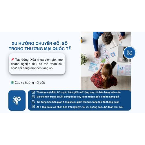 2. Những xu hướng chuyển đổi số nổi bật đang định hình thương mại quốc tế