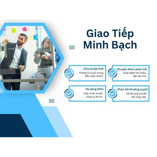 2. Giao tiếp và trao đổi thông tin minh bạch