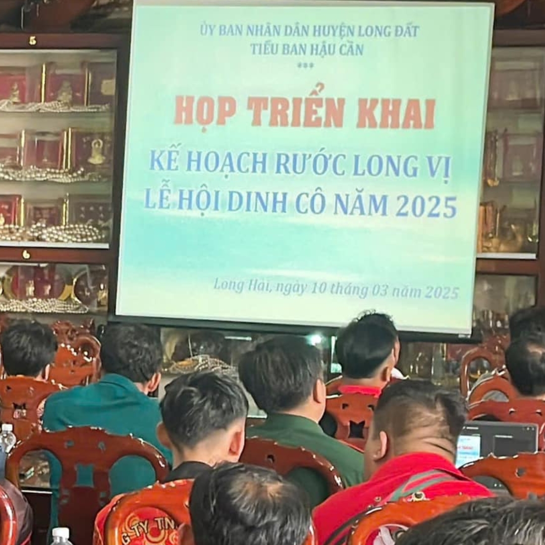 Thị Trấn Long Hải Họp Rà Soát Kế Hoạch Rước Long Vị