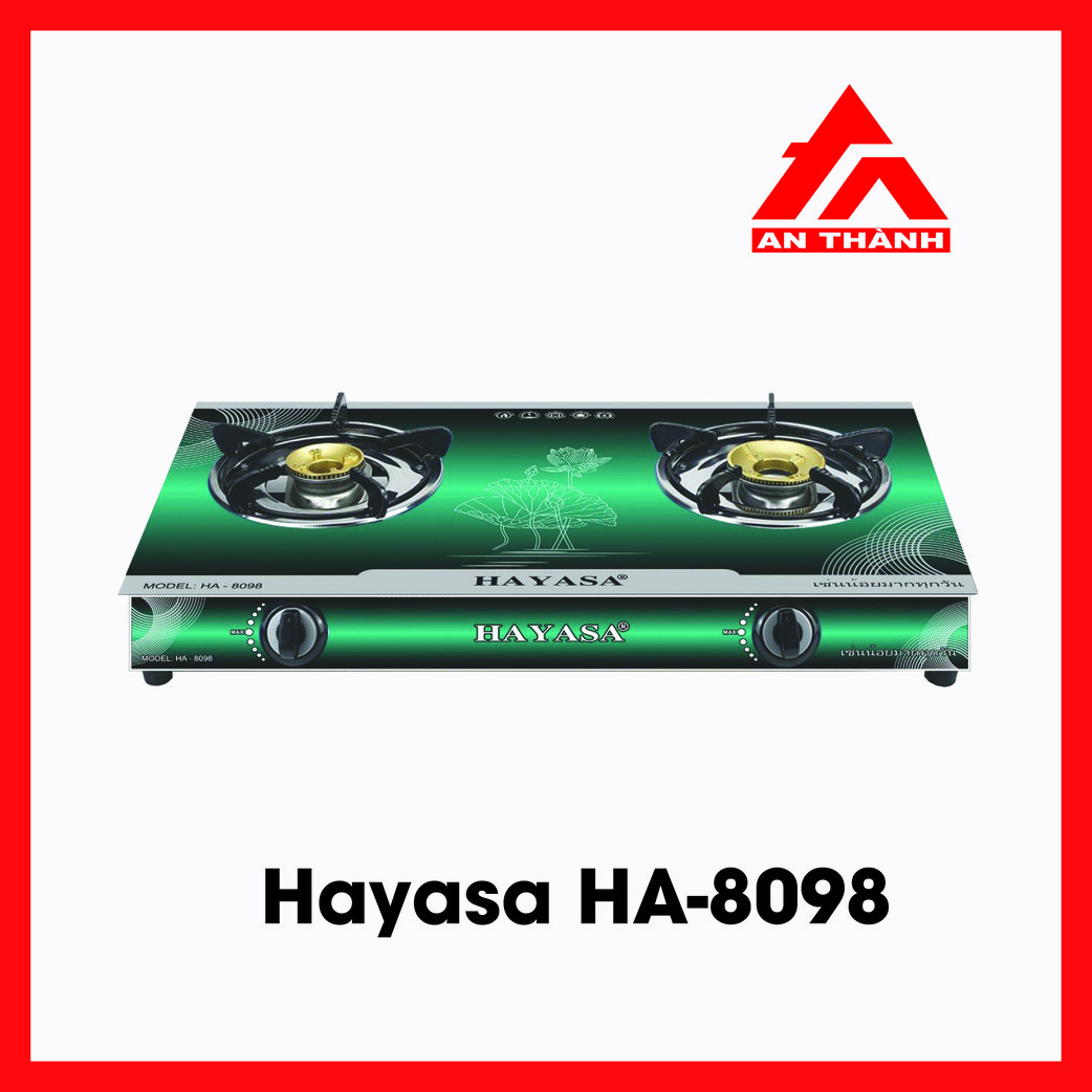 19Hb110cD507A41 Bếp Gas Đôi Kiếng - Hayasa HA-8098