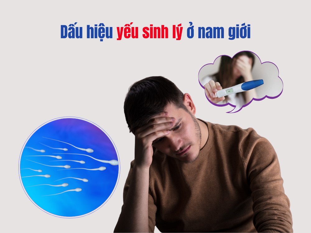 Dấu hiệu yếu sinh lý ở nam giới