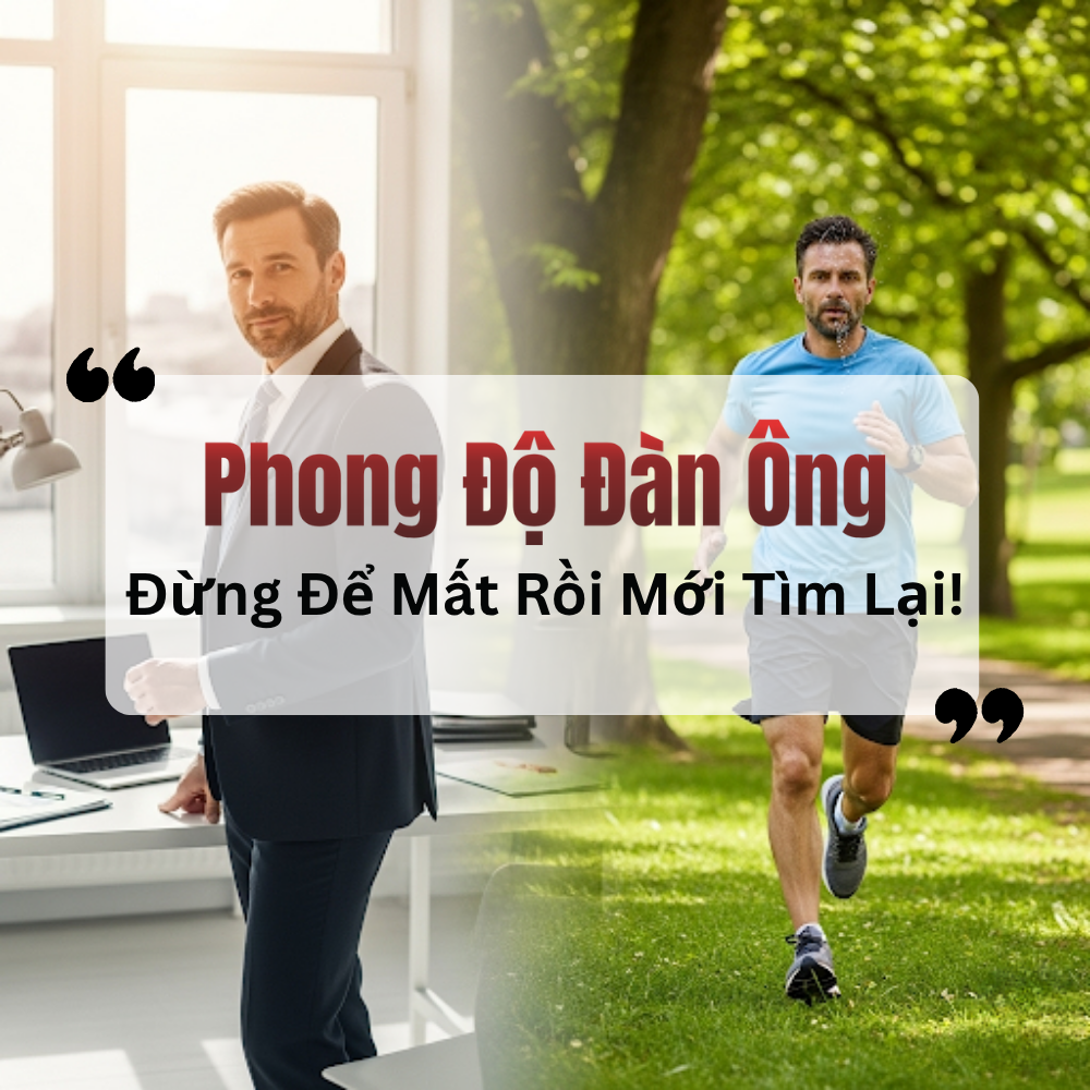 Phong Độ Đàn Ông: Đừng Để Mất Rồi Mới Tìm Lại!