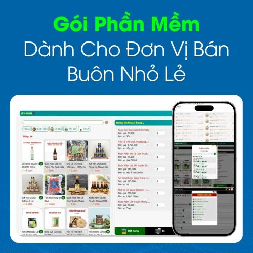 Gói Phần Mềm Dành Cho Đơn Vị Bán Buôn Nhỏ Lẻ