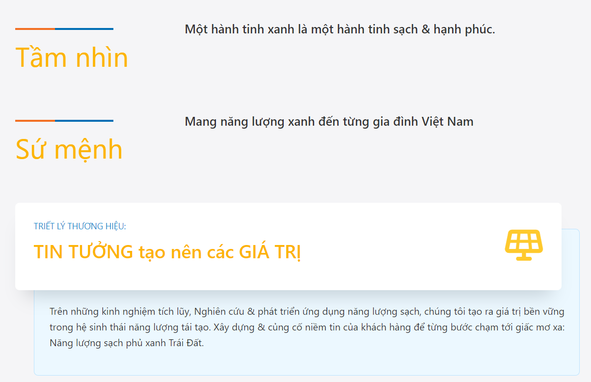 2. Tầm nhìn - sứ mệnh - triết lý