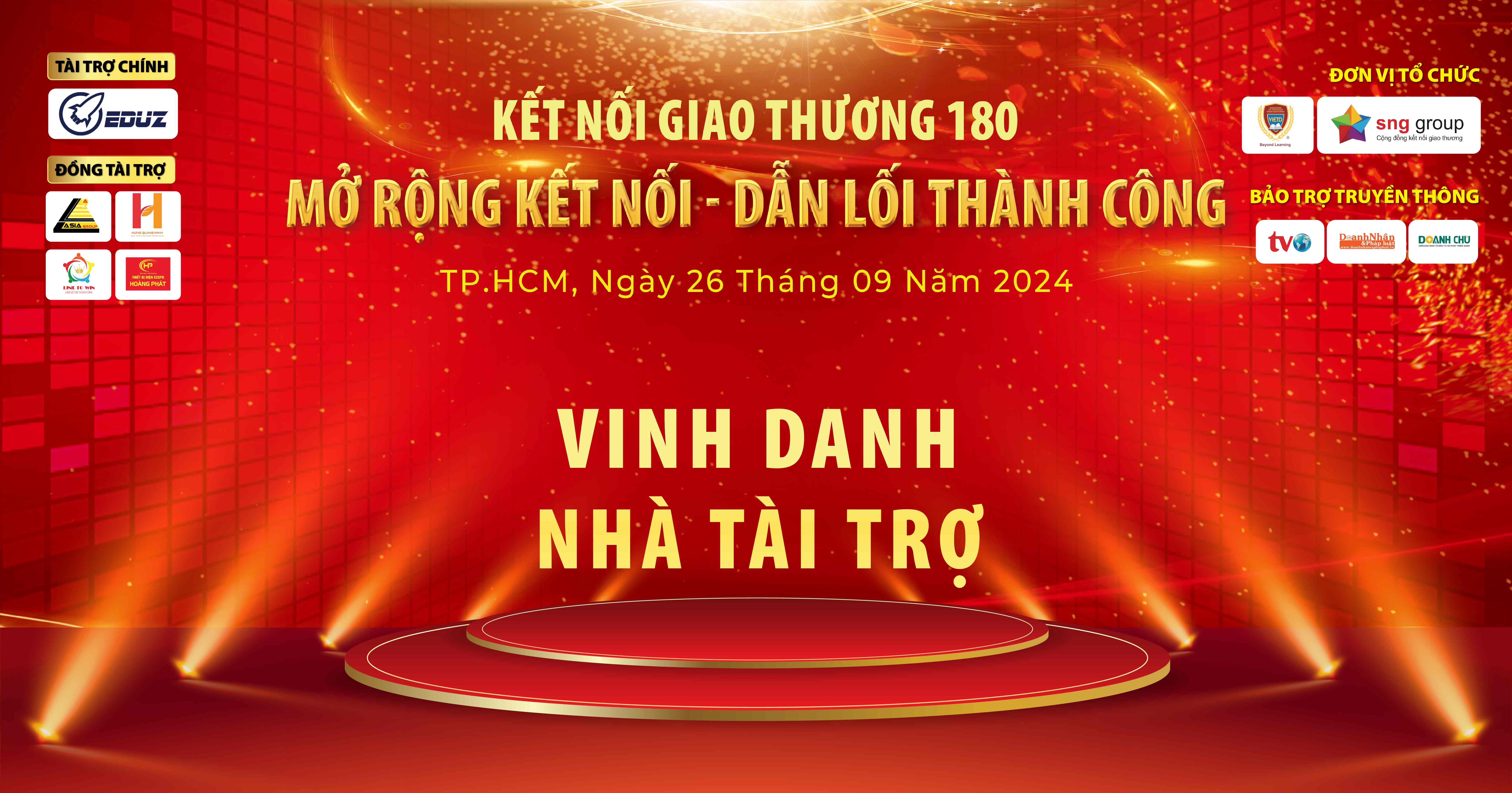 10. Vinh danh nhà tài trợ