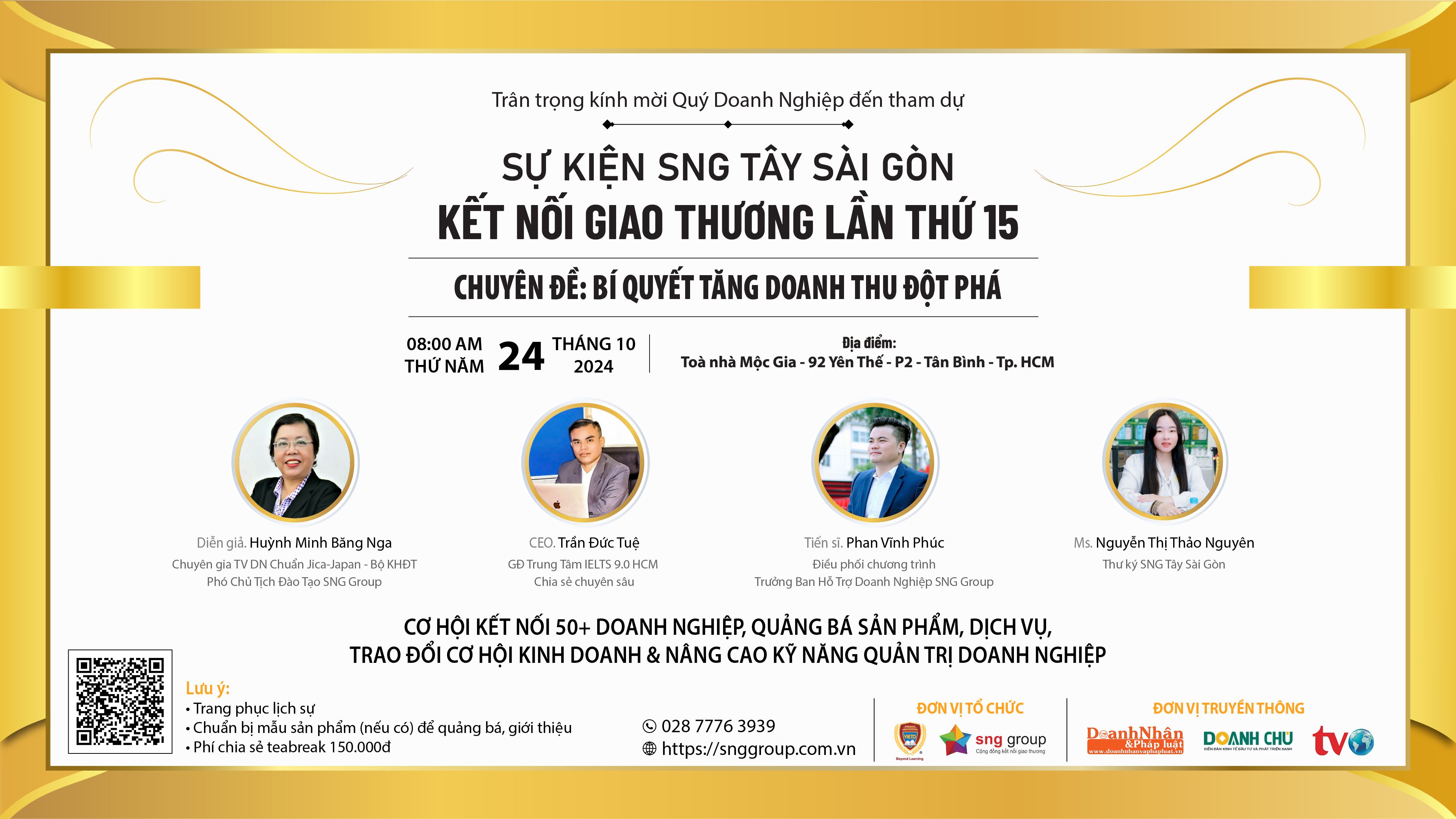 Thư mời sự kiện lần thứ 15