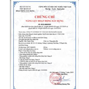 Công Ty Cổ Phần Tư Vấn Xây Dựng Kiên Giang