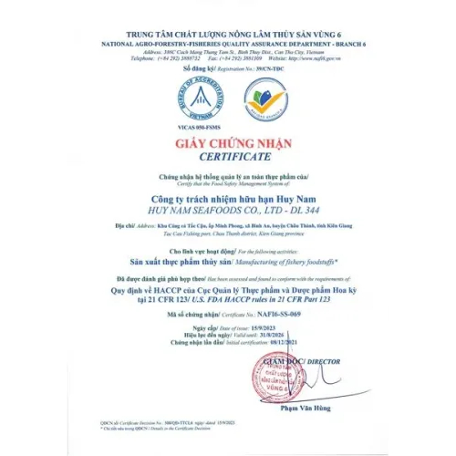 Giấy chứng nhận và cam kết