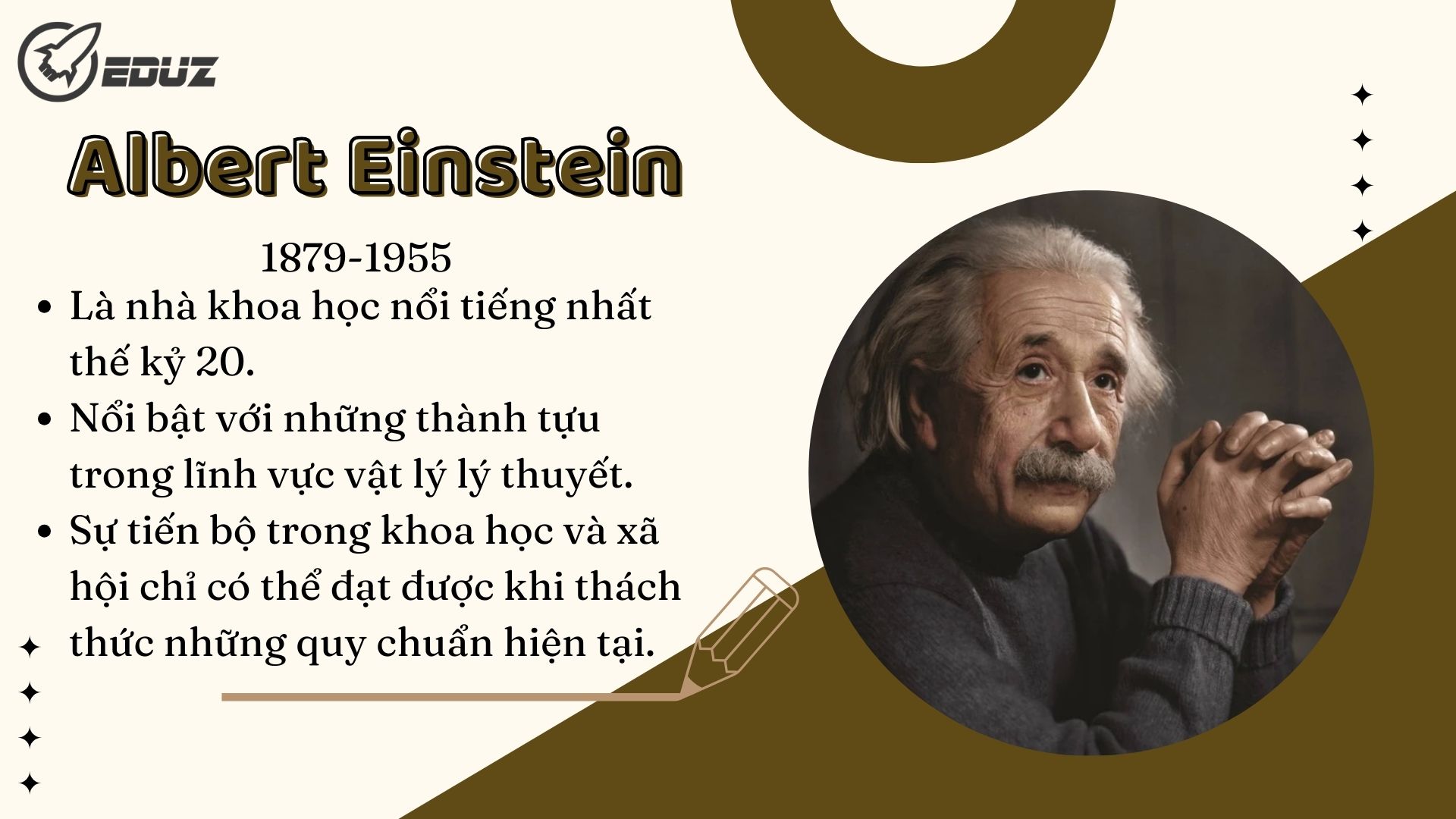 1.Đôi nét về Albert Einstein: