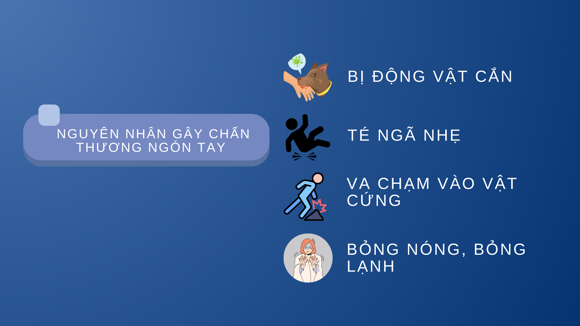 2. Nguyên nhân gây chấn thương ngón tay