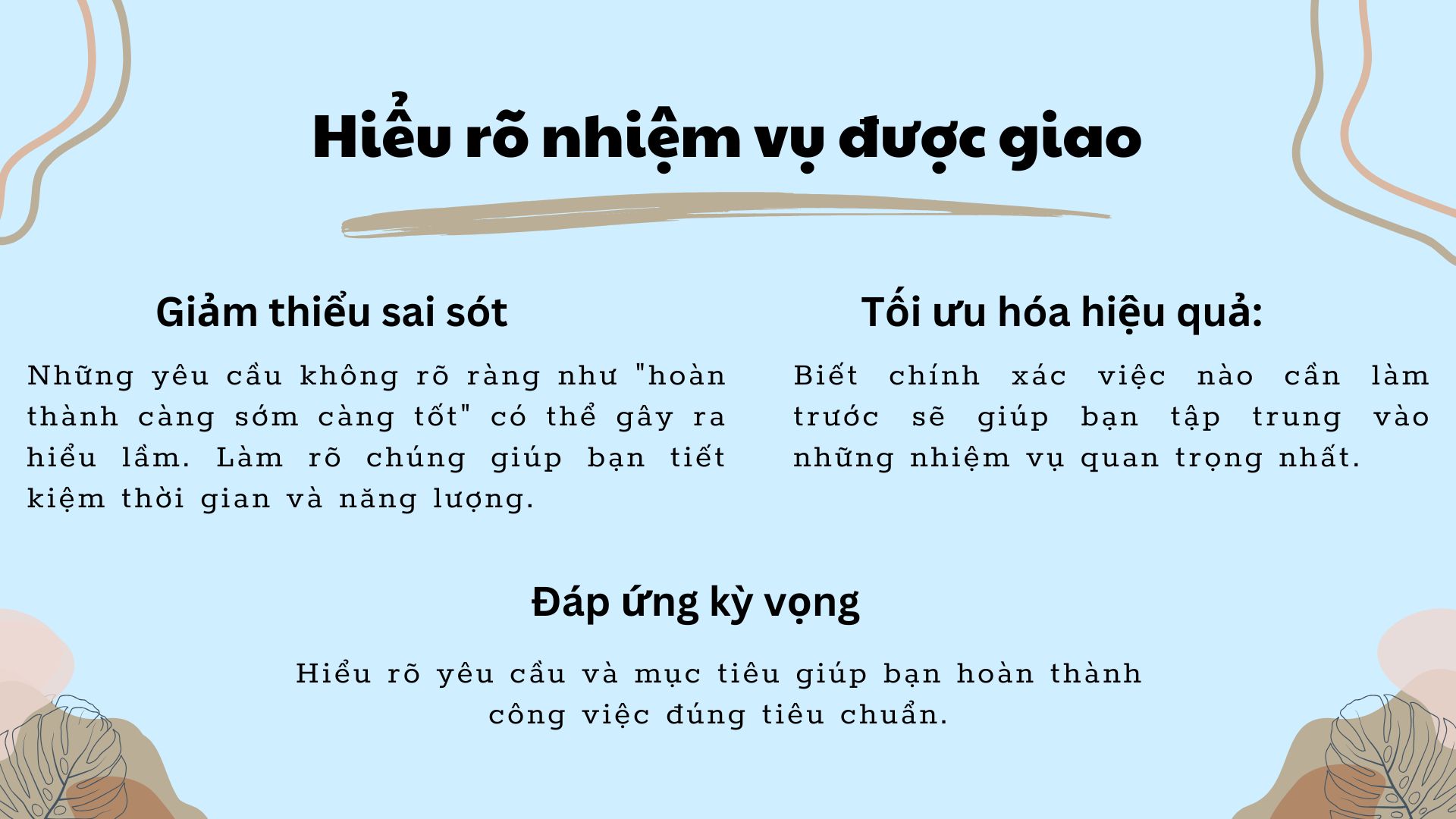 2. Tại sao hiểu rõ nhiệm vụ lại quan trọng?