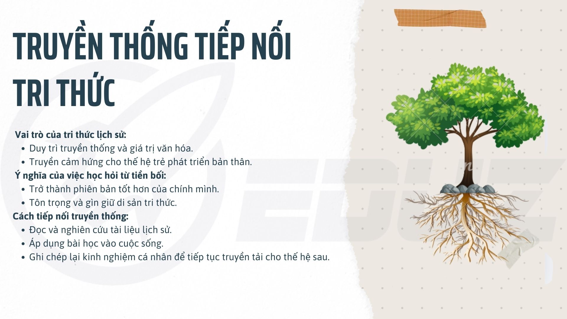 5. Truyền Thống Tiếp Nối Tri Thức