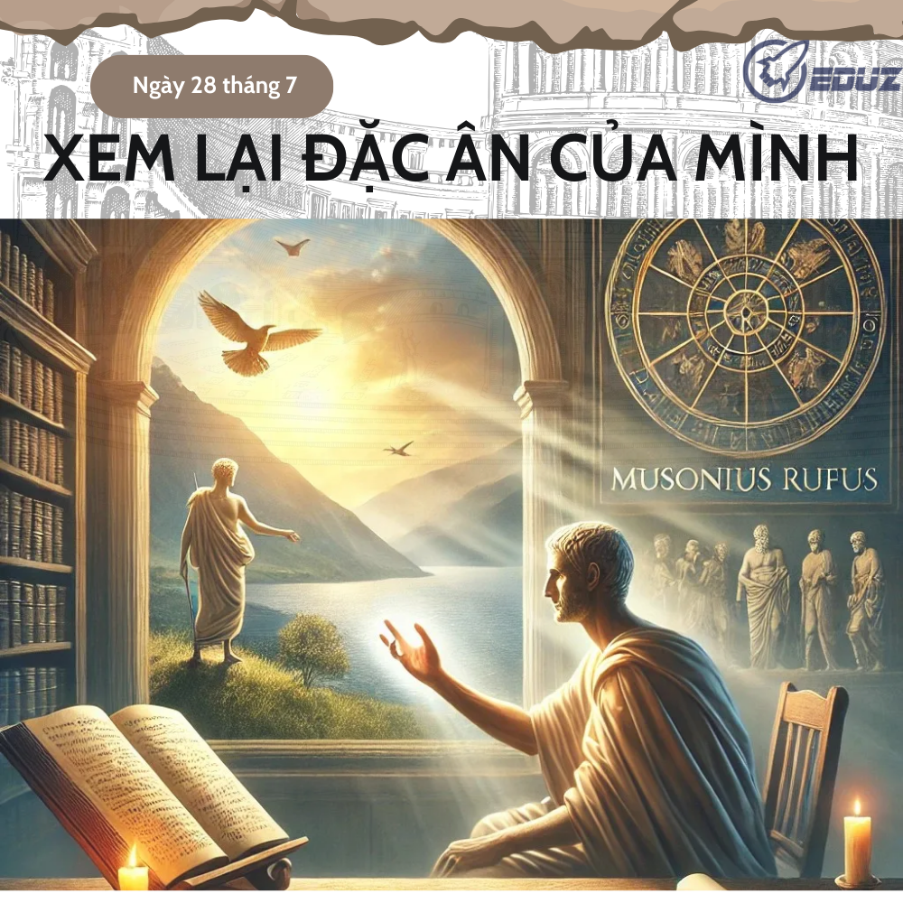 Musonius Rufus - Ngày 28/7: Xem Lại Đặc Ân Của Mình