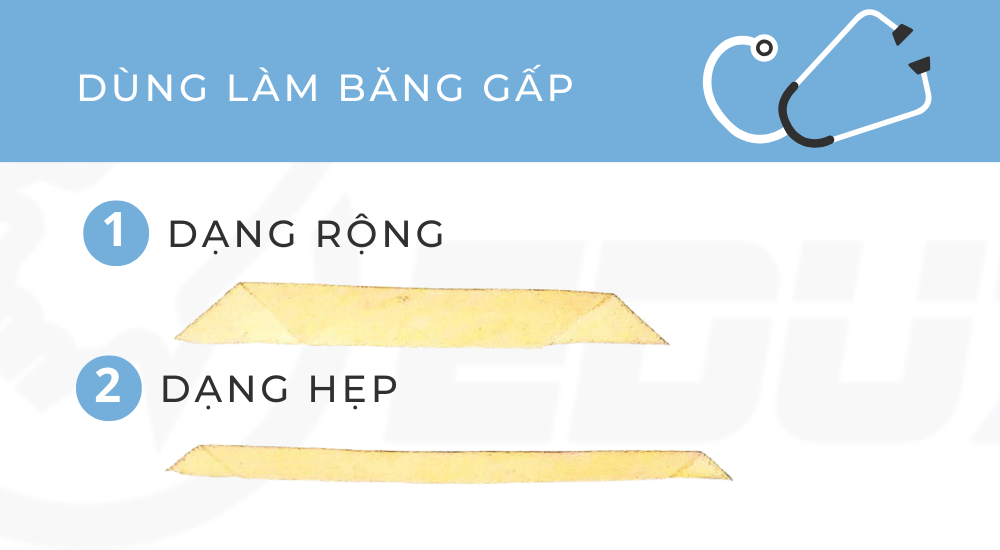 2.1. Cách dùng băng vải tam giác