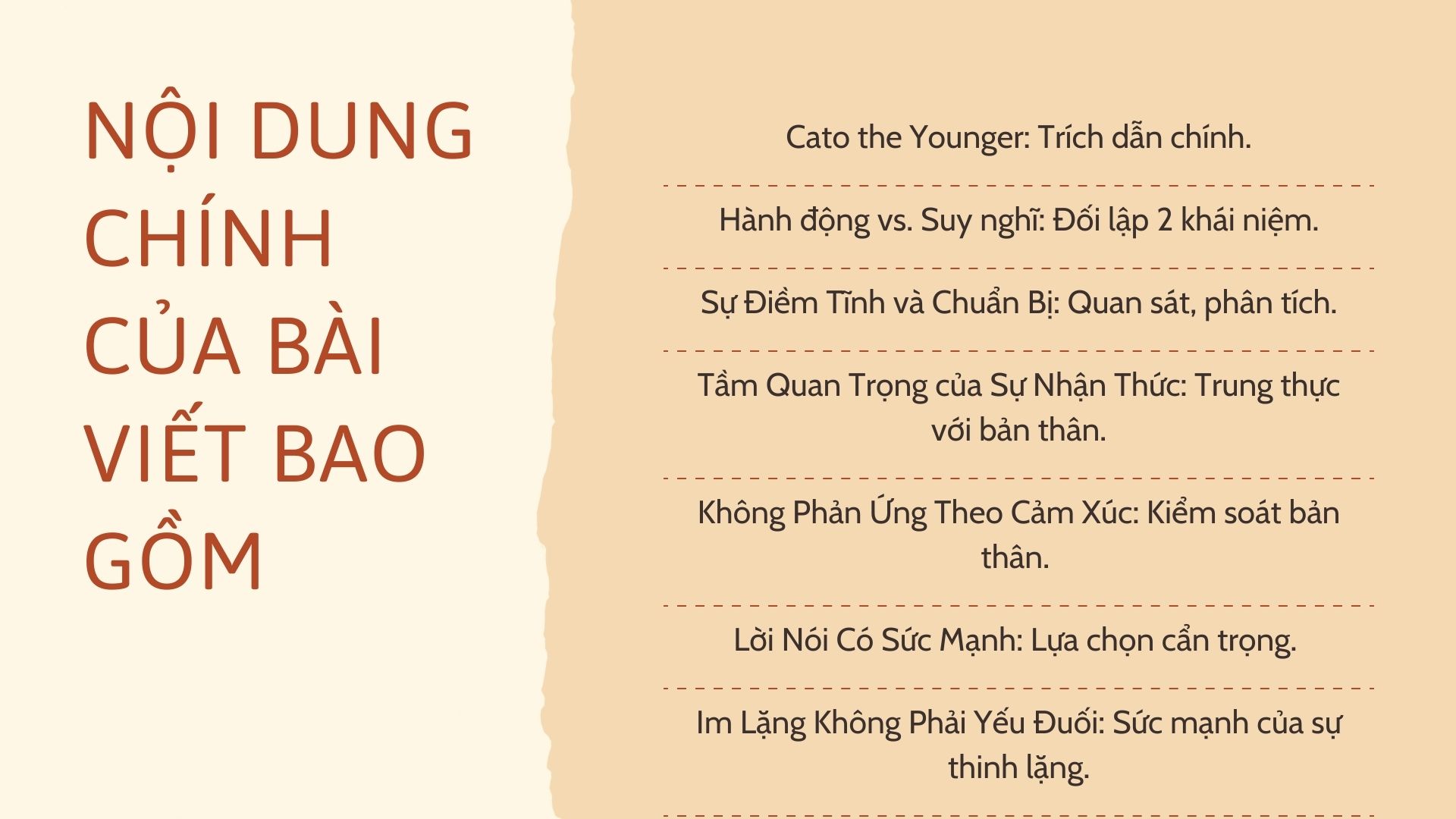 2.Nội Dung Chính của Bài:
