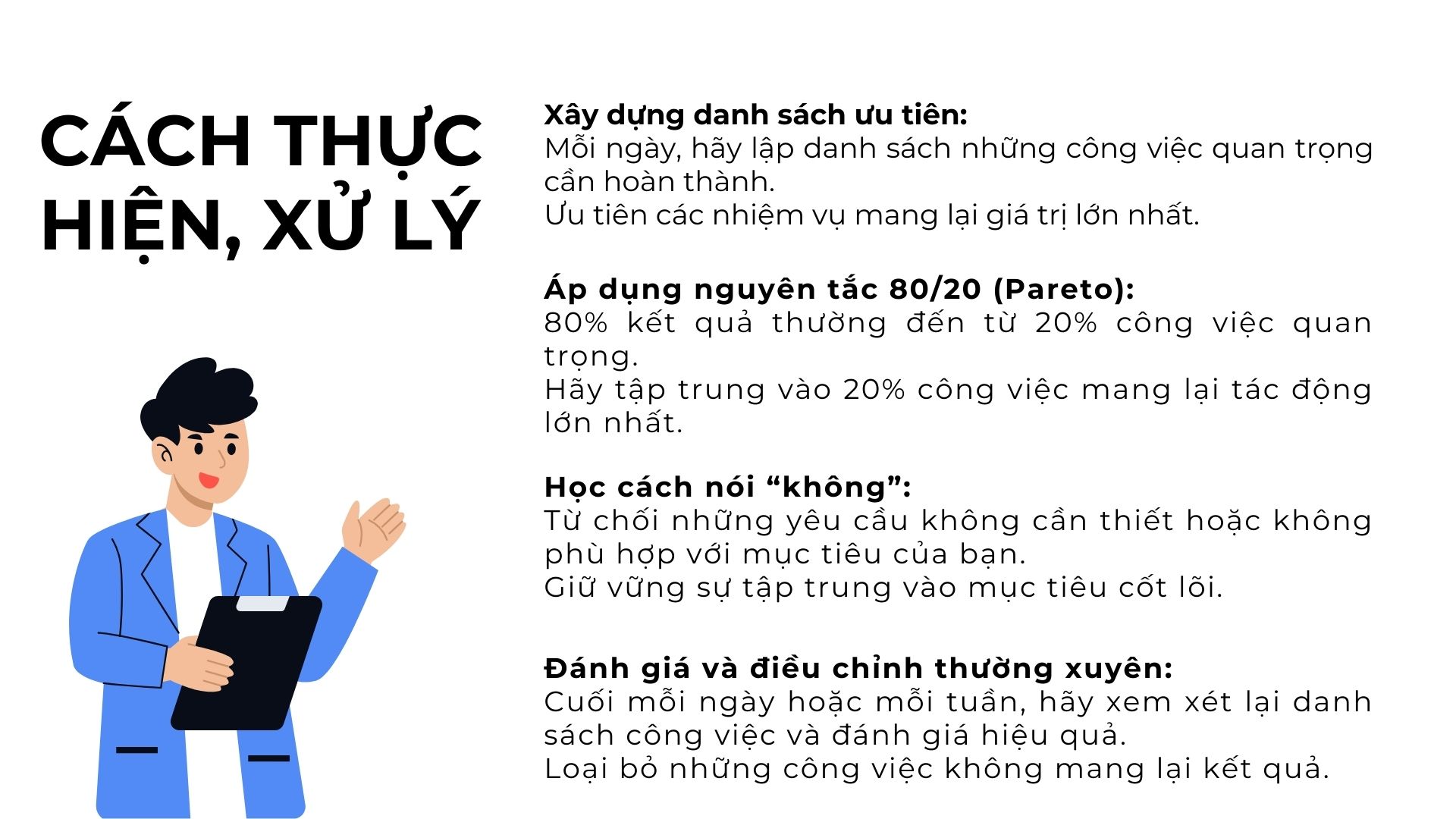 3. Cách thực hiện, xử lý