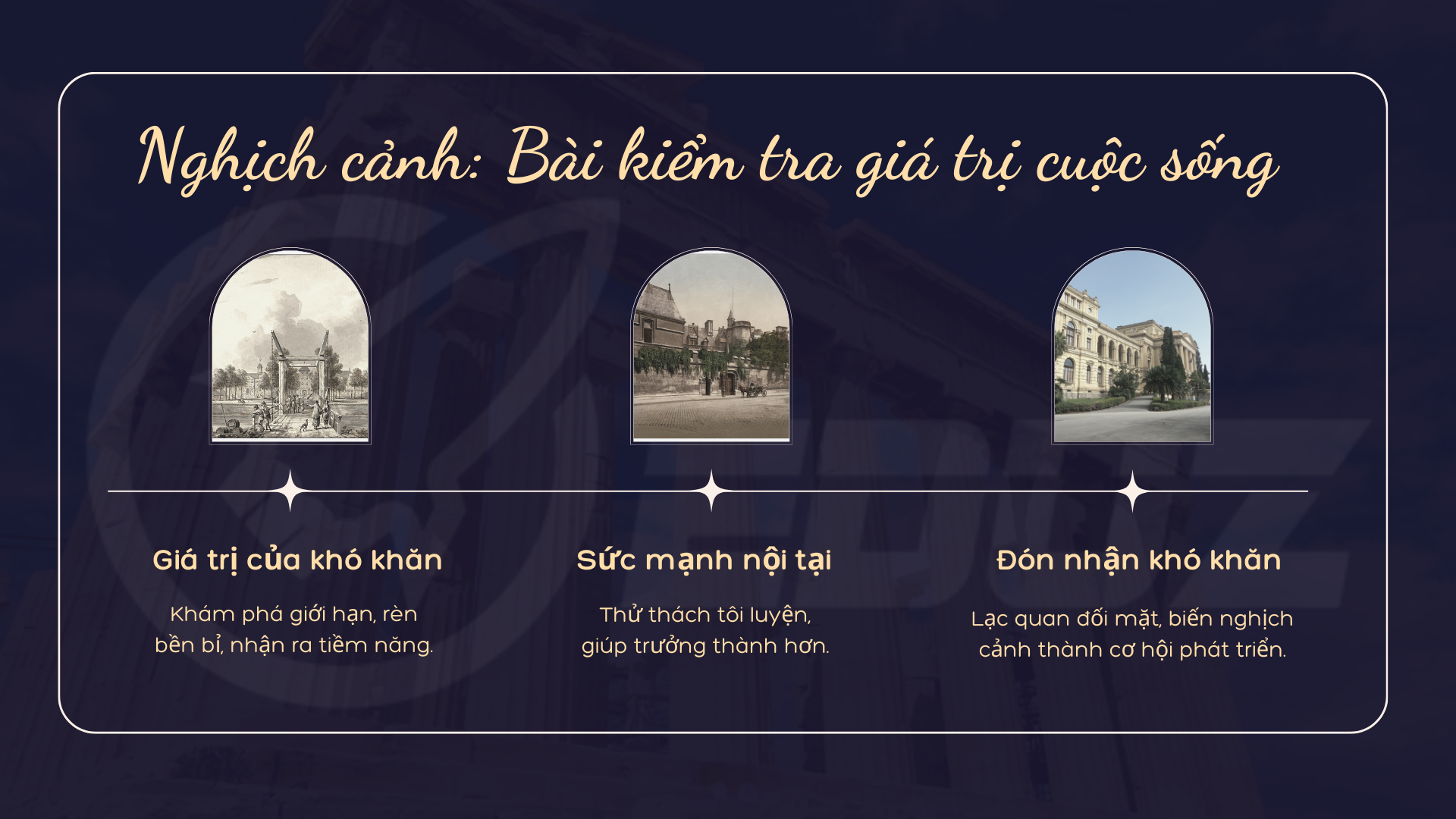 3. Nghịch cảnh: bài kiểm tra giá trị cuộc sống