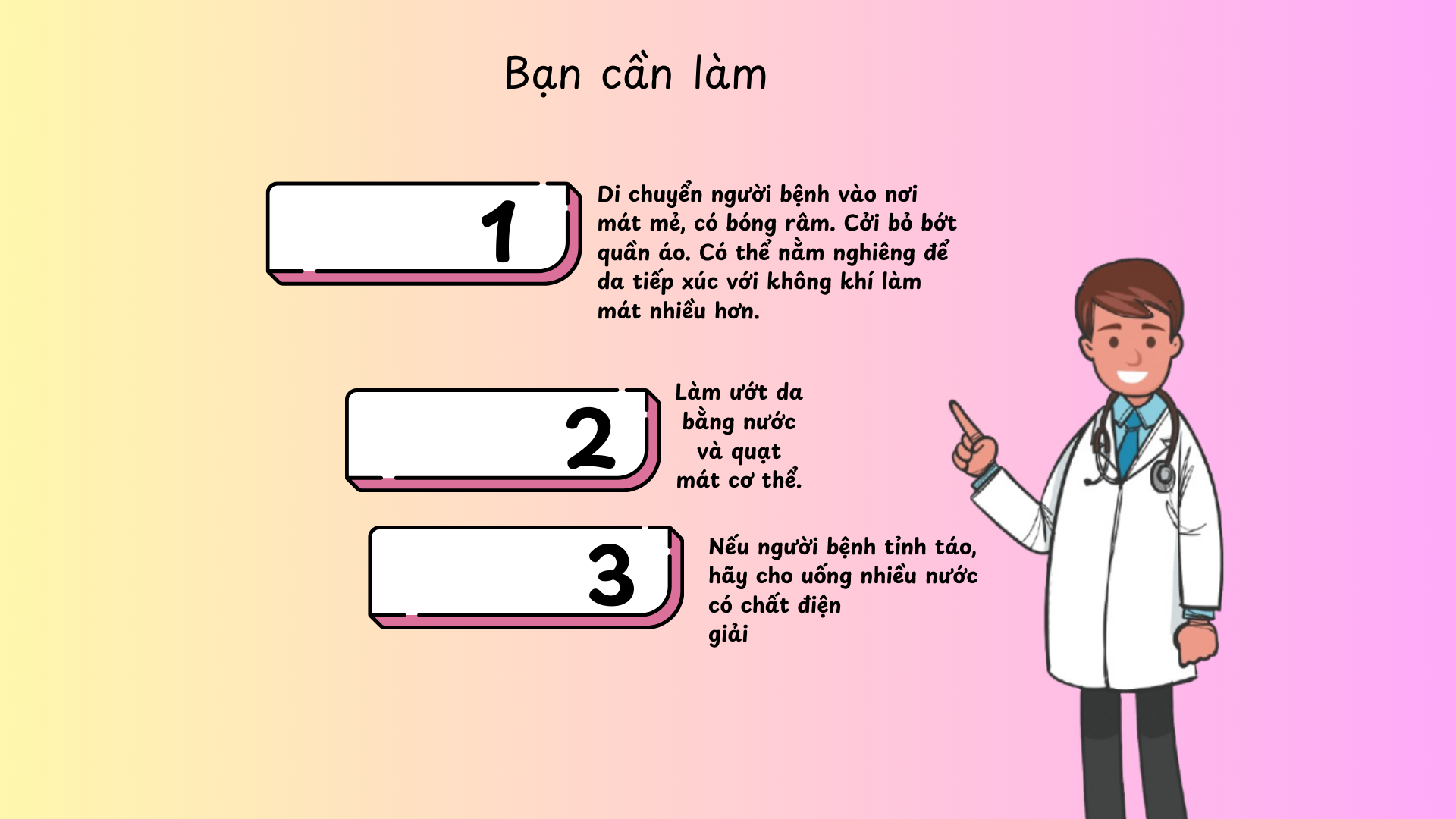 BẠN CẦN LÀM