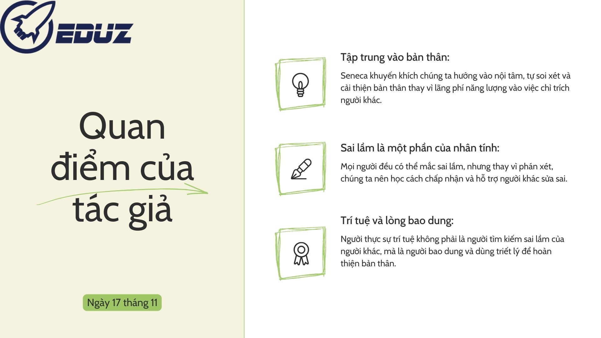 2. Quan điểm của tác giả